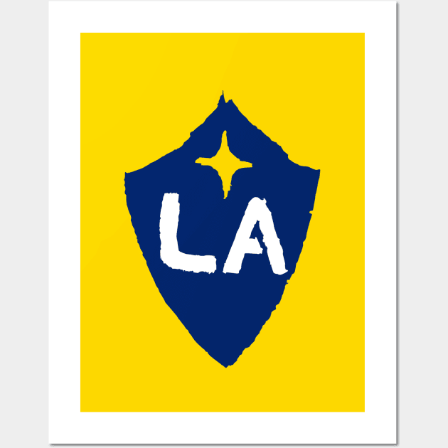 Los Angeles Galaaaaxy 03 Wall Art by Very Simple Graph